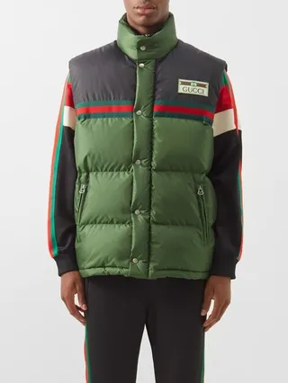 Logo-patch Quilted Down Gilet