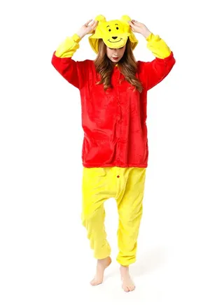 Winnie The Pooh Themed Comfy Onesie Multicolor 