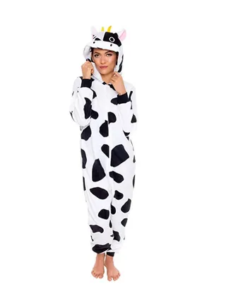 Panda Print Sleepwear Costume Multicolour 