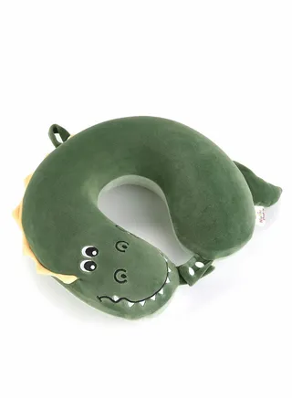 Neck Pillow for Traveling Memory Foam Dinosaur Travel Pillow Accessory for Airplane Travel, Road Trip Neck, Chin Support Stops Head From Falling Forward Washable 