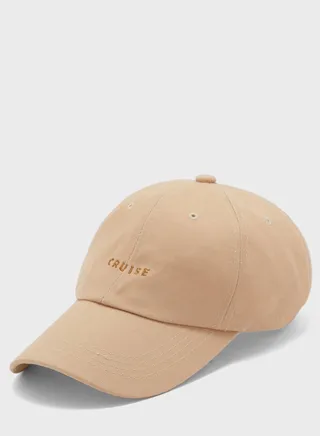 Embroidered Curve Peak Cap