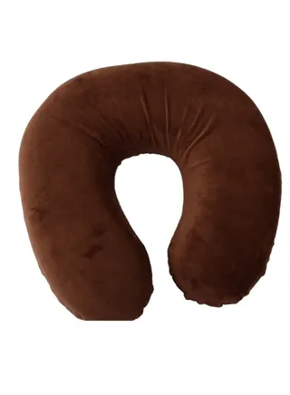Soft Adjustable Neck Pillow, Head Support Travel Pillow, U Shape Travel Pillow for Travel Car Home Office Memory Foam Travel Neck Pillow 23X23X12CM 