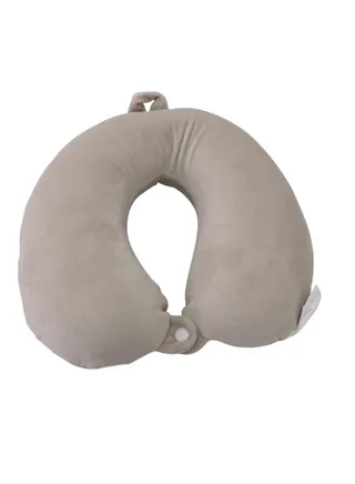 Soft Adjustable Neck Pillow, Head Support Travel Pillow, U Shape Travel Pillow for Travel Car Home Office Memory Foam Travel Neck Pillow 23X23X12CM 