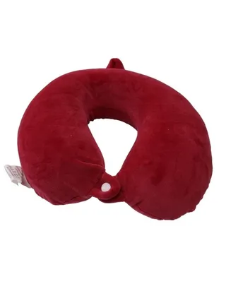 Soft Adjustable Neck Pillow, Head Support Travel Pillow, U Shape Travel Pillow for Travel Car Home Office Memory Foam Travel Neck Pillow 23X23X12CM 