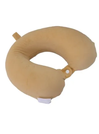 Soft Adjustable Neck Pillow, Head Support Travel Pillow, U Shape Travel Pillow for Travel Car Home Office Memory Foam Travel Neck Pillow 23X23X12CM 