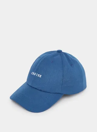 Contrast Embroidery Detail Baseball Cap