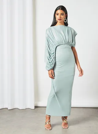 Stylish Maxi Dress Green 