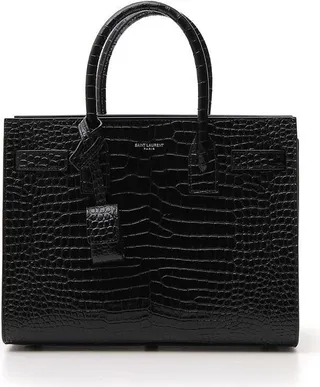 Croc Effect Small Sac De Jour Tote Bag