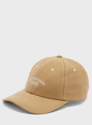 Slogan Curve Peak Cap