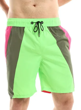 Printed Swim Short, Water Proof 100% Polyester Fabric 