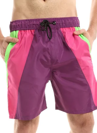 Printed Swim Short Water Proof 100% Polyester Fabric 