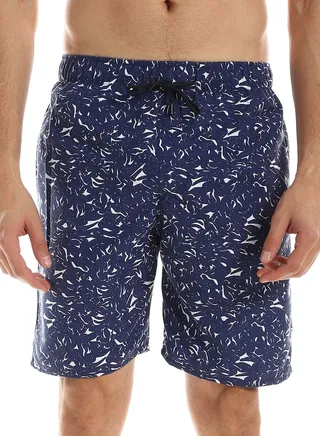Printed Swim Short, Water Proof 100% Polyester Fabric 