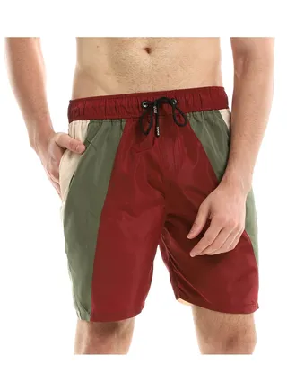 Printed Swim Short, Water Proof 100% Polyester Fabric 