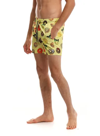 Swim Short 414 For Men - Yellow 
