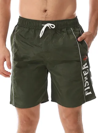 MENS Printed Printed Swim Short 