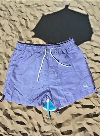Classic Polyester Waterproof Swimming Wear, Basic Purple. 
