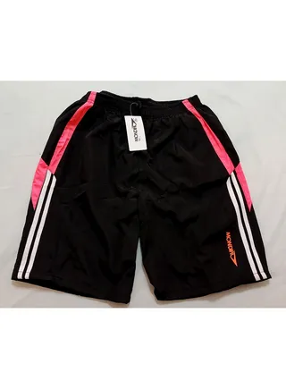 Men's shorts waterproof black with pink color 