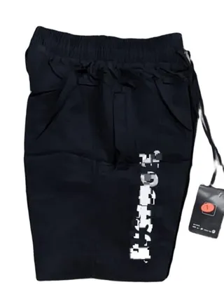 Imported waterproof 2-pocket swimming shorts - Black 