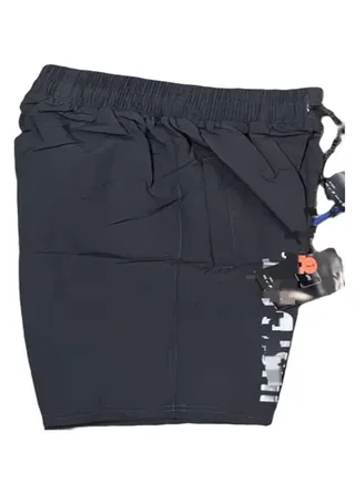 Imported waterproof 2-pocket swimming shorts - grey 