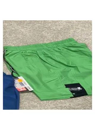 Imported waterproof 2-pocket swimming shorts -Greeen 