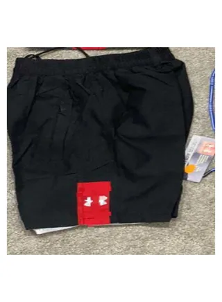 Imported waterproof 2-pocket swimming shorts - Black 