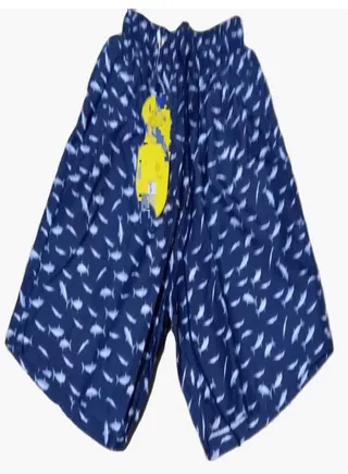 Navy patterned waterproof swim shorts 