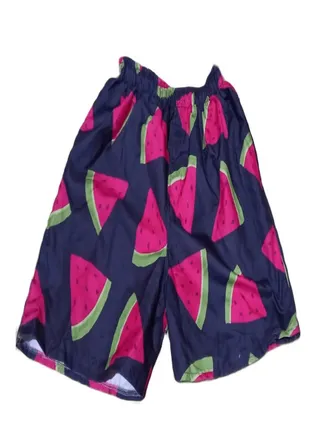 Black patterned waterproof swim shorts 