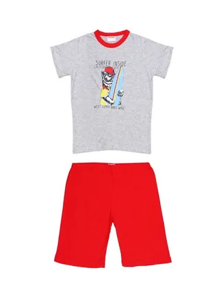 Super Inside California Rider Printed Boy Sleepwear Set 