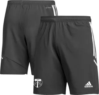 Men's adidas Black Portland Timbers Downtime Aeroready Shorts