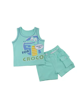 Elsayaad Croco Pyjama Short 