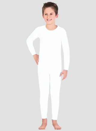 Boys Cotton Interlock Thermal Full Body 2pc Set 