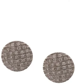 14kt White Gold Diamond Stud Earrings