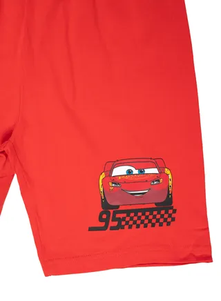 Lightning Cars McQueen Short Set for Boys, Grey, 