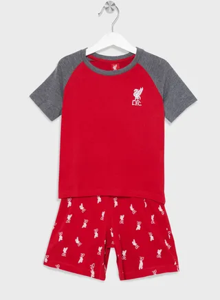 Kids Liverpool T-shirt Short Set 