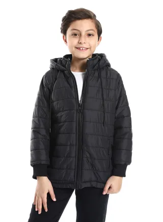 Boys Capotene Lining Jacket With Zipper 