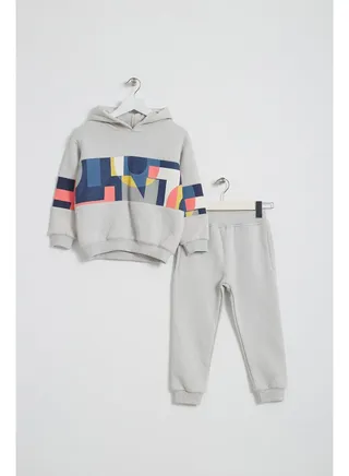 Boys Printed Cotton Set Pants and T-shirt 
