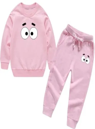 Spongebob Patrick Printed Hoodie and Pants for Kids 