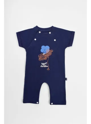 Baby Boys Printed Romper 