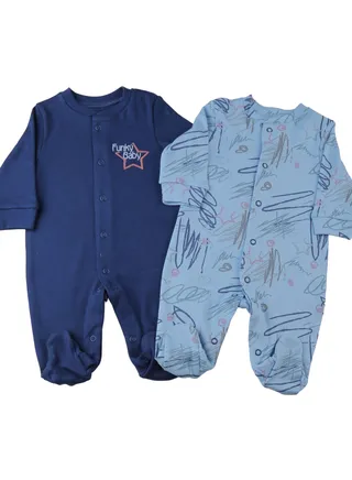 Baby Boys Jumpsuit-Pack of 2 