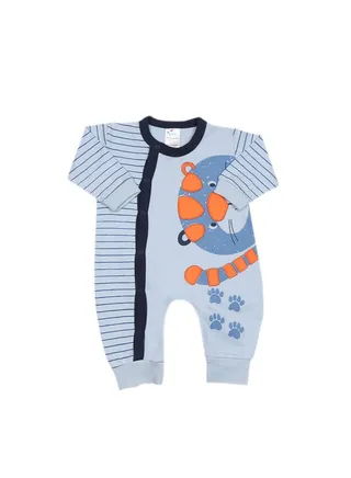 Baby Boys Interlock Jumpsuit 