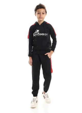Caesar Boys Training Suit Printed With Pocket multicolour 