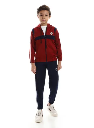 Boys trainning suit with multicolour 