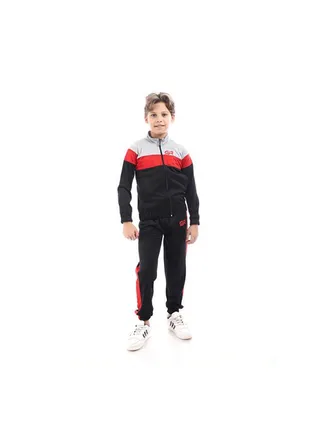 Training Suit  With Pocket Black 