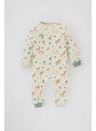 Babyboy New Born Regular Fit Baby Neck Long Sleeve Knitted Overalls 