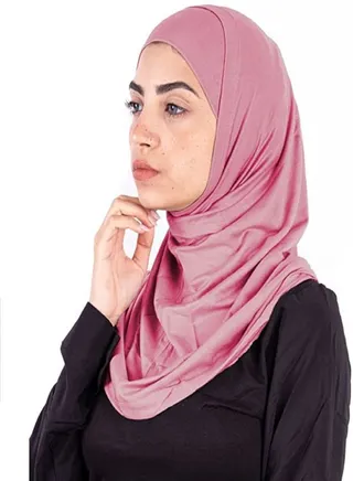 Syrian Veil Two-Pieces Cotton - Rose 