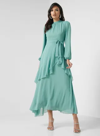 Ruffle Detail Dress