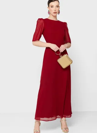 Pintuck Detail Dress