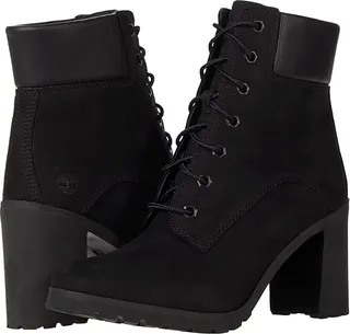 Timberland Allington 6 Lace-Up (Black Nubuck) Women's Shoes