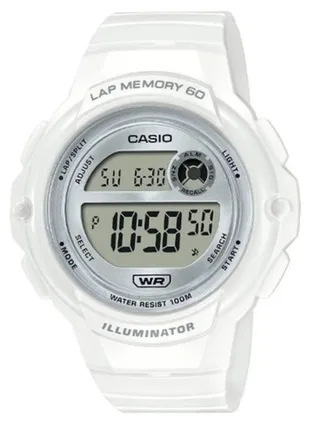 Water Resistant Digital ResinBand Watch For women LWS-1200H-7A1VDF 