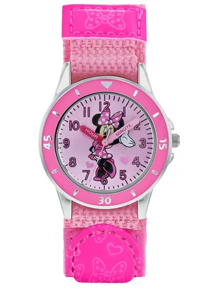 Girl's Analog Round Shape Fabric Wrist Watch MN5106 - 32 Mm 